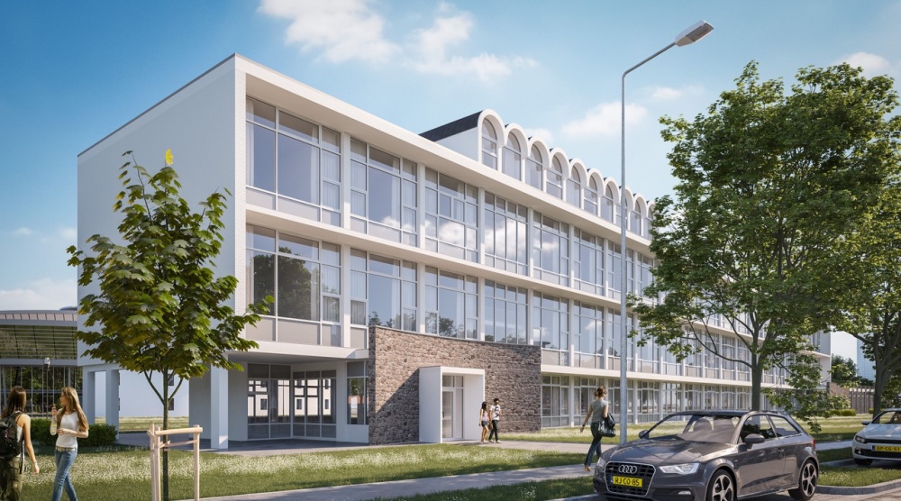 Een transformatie van het karakteristieke Zuidgebouw Leeuwenborgh naar 52 woonstudio's voor studenten.